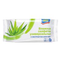 Влажные салфетки Aro Алоэ универсальные 1 шт