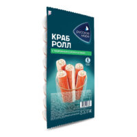 Краб-ролл с творожным сыром и зеленью Русское море, 180г 1 шт