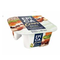 Йогурт Epica Crispy с фисташками и семянами подсолнечника, орех и темный шоколад БЗМЖ 1 шт