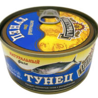 Тунец натуральный Штурвал 185г 1 шт