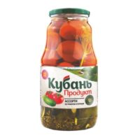 Ассорти Кубань продукт томаты и огурцы маринованные 1.8кг 1 шт