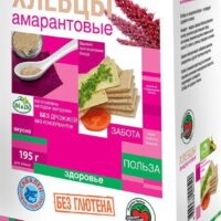 Хлебцы амарантовые Di&Di без глютена 195 г 1 шт