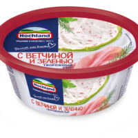 Творожный сыр Hochland ветчина и зелень 60% 140 г 1 шт