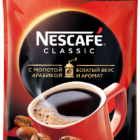 Кофе растворимый с добавлением молотого NESCAFE Classic, 320г 1 шт