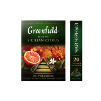 Чай черный Greenfield Sicilian Citrus в пирамидках 1,8 г 20 шт 1 шт