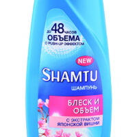 Шампунь для волос Shamtu Блеск и объем с экстрактом японской вишни 360 мл 1 шт