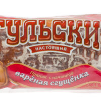 Тульский пряник с начинкой вареная сгущенка 0,14 кг. 1 шт