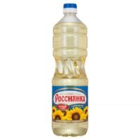 Масло подсолнечное Россиянка рафинированное дезодорированное, 1 л 1 шт