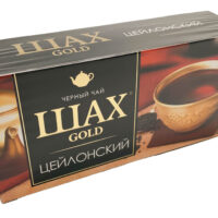 Чай черный байховый Шах Gold цейлонский 25пх2г 1 шт