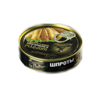 Шпроты За Родину из кильки в масле 160 г 1 шт