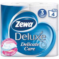 Бумага туалетная Zewa Deluxe белая 3 слоя 4 шт. 1 шт