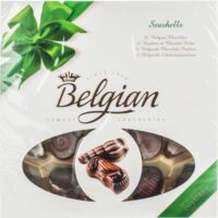 Конфеты шоколадные Belgian Дары моря зеленый бант 1 шт