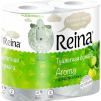 Туалетная бумага Reina Aroma Яблоко 2сл., 4 рул. 1 шт