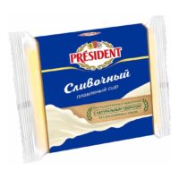 Плавленый сыр President Сливочный ломтевой 40% 150 г 1 шт