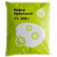 Кефир Ирбитский 1%, 0.5л., БЗМЖ 1 шт