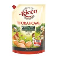 Майонез Mr.Ricco Organic Провансаль, 67%, 800 мл 1 шт