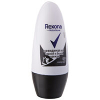 Антиперспирант шариковый Rexona невидимая защита для черного и белого 50 мл. 1 шт