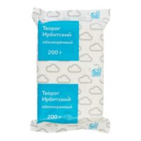 Творог Ирбитский обезжиренный, 0.2кг., БЗМЖ 1 шт