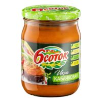 Икра 6 соток из кабачков 510 г 1 шт