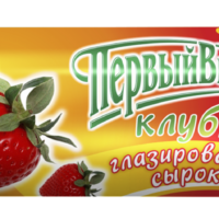 Сырок творожный глазированный ПервыйВкус с клубникой 18% 40 г 1 шт