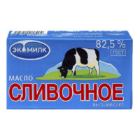 Сливочное масло Экомилк Традиционное 82,5% 380 г 1 шт