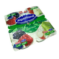 Йогуртный продукт Alpenland 0.3% лесные ягоды-яблоко груша БЗМЖ 1 шт