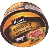 Паштет Hame с говяжьей печенью 250г 1 шт