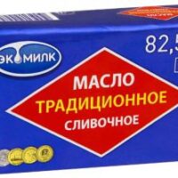 Сливочное масло Экомилк традиционное 82,5 % 180 г бзмж 1 шт