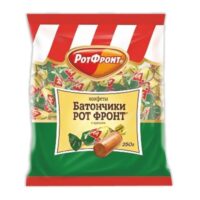 Конфеты батончики Рот фронт с орехами 0.25 кг. 1 шт
