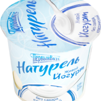 Йогурт ПЕРВЫЙ ВКУС Натурель Натуральный 2,5%, без змж, 125г 1 шт