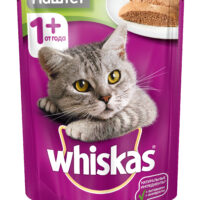 Влажный корм Whiskas для кошек Паштет с уткой 75 г 1 шт