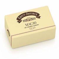 Сливочное масло Брест-Литовск 72,5% 180 г бзмж 1 шт