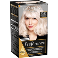 Стойкая краска для волос L'Oreal Paris Preference, оттенок 10.21, Стокгольм 1 шт
