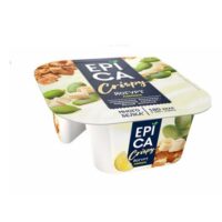 Йогурт Epica Crispy с лимоном и смесь из семян тыквы печенья и белого шоколада 8,6% 140 г 1 шт