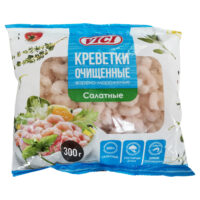 Креветки Vici 200/300 очищенные в вакуумной упаковке 300г 1 шт