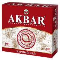 Чай черный Akbar цейлонский классическая серия в пакетиках 2 г х 100 шт 1 шт
