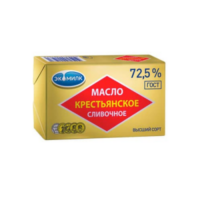 Масло крестьянское сливочное 72.5% 0.18кг Экомилк БЗМЖ 1 шт
