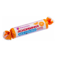 Биологически активная добавка RACIONIKA Аскорбинка, со вкусом апельсина, 30г 1 шт