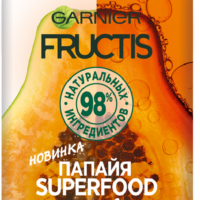 Бальзам-ополаскиватель Garnier Fructis Superfood Папайя Восстановление для поврежденных волос 350 мл 1 шт