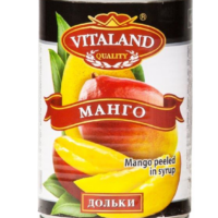 Манго дольки в сиропе VITALAND, 425 г 1 шт