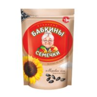 Семечки жареные с морской солью Бабкины семечки м/у 300г 1 шт