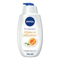 Гель-уход для душа Nivea Крем Абрикос увлажняющий с абрикосовым маслом и фруктовым ароматом 750 мл 1 шт