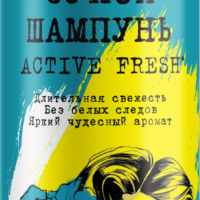 Сухой шампунь для волос Прелесть New Generation Active FRESH, 200 мл 1 шт