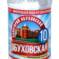 Вода минеральная Обуховская-10 лечебно столовая 0.5л 1 шт