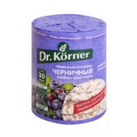 Хлебцы хрустящие Dr. Korner злаковый коктейль черничный 100 гр 1 шт