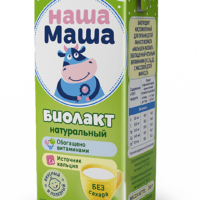 Биолакт для детей "Наша Маша" 3,2% без сахара 1 шт