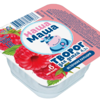 Творог для детей 4,2% «Наша Маша» малина , 100г 1 шт