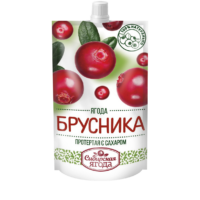 Брусника протертая с сахаром 0.28 кг 1 шт
