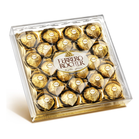 Конфеты Ferrero Rocher из молочного шоколада с начинкой из крема и лесного ореха 300г 1 шт