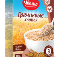 Хлопья гречневые Увелка 400г 1 шт